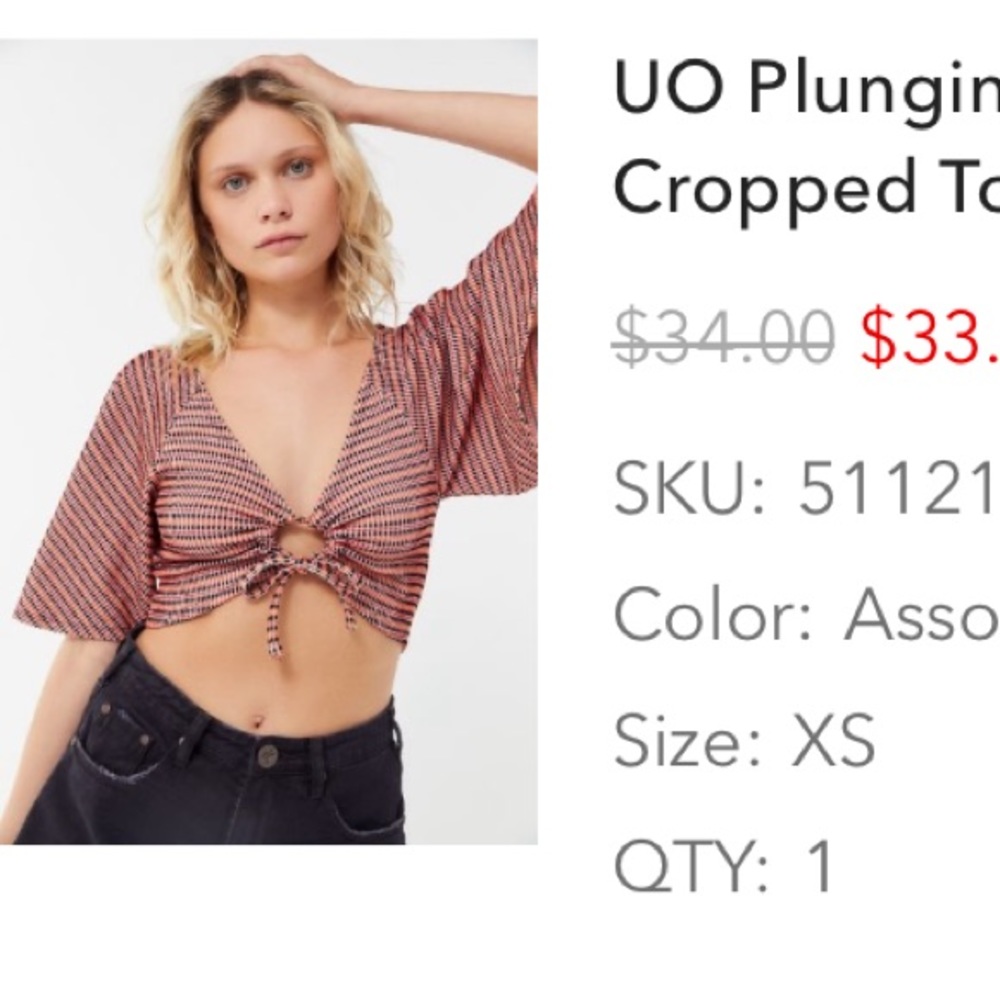 Urban Outfitters Crop Top
